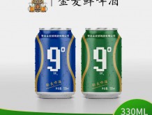 金麦鲜啤酒 330mlx24罐