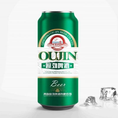 500毫升易拉罐啤酒-青岛欧劲啤酒厂家-易拉罐啤酒招商加盟18654732677